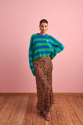 karavan clothing fashion spring summer 24 collection ramona skirt leopard