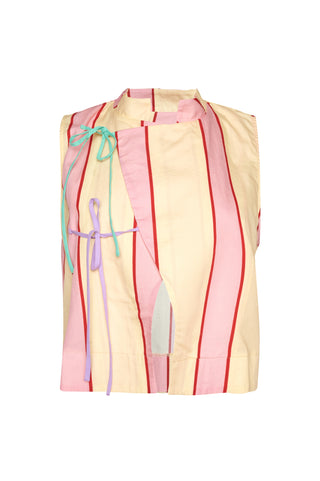 karavan clothing fashion spring summer 26 nai weekendwear collection raquel top pink yellow stripes