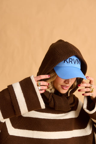 karavan clothing fashion fall winter 25 homecoming krvn collection kylie balaclava brown