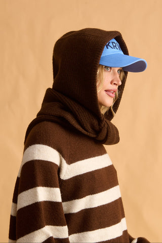 karavan clothing fashion fall winter 25 homecoming krvn collection kylie balaclava brown