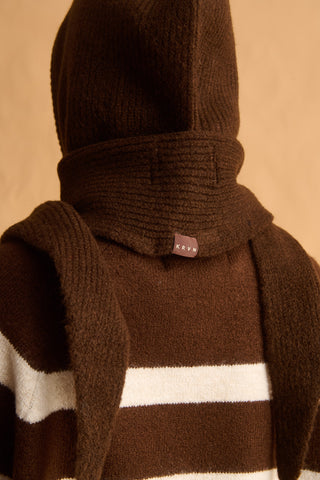 karavan clothing fashion fall winter 25 homecoming krvn collection kylie balaclava brown