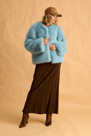 karavan clothing fashion fall winter 25 homecoming krvn collection nodin coat petrol