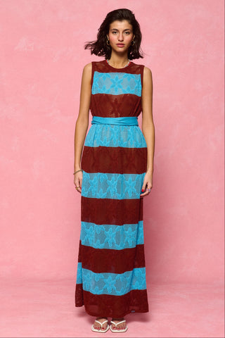 karavan clothing fashion spring summer 26 nai collection rene knitted dress brown lilac