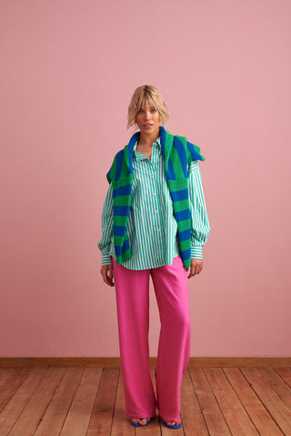 karavan clothing fashion spring summer 24 collection richard trousers pink