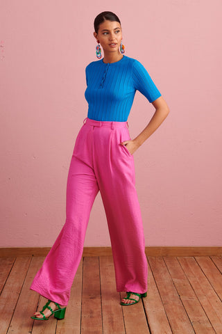 karavan clothing fashion spring summer 24 collection richard trousers pink
