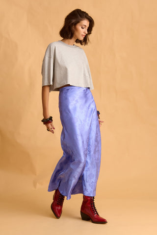 karavan clothing fashion fall winter 25 homecoming krvn collection mara crop top grey