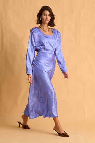 karavan clothing fashion fall winter 25 homecoming krvn collection marcelle shirt light blue