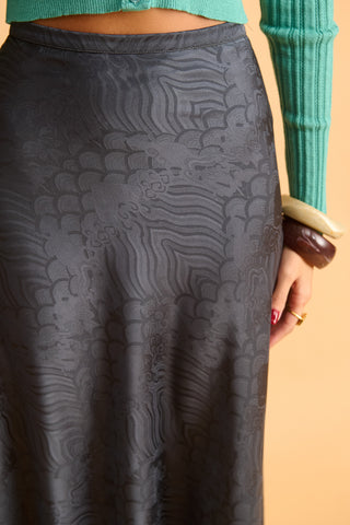 karavan clothing fashion fall winter 25 homecoming krvn collection rita skirt grey