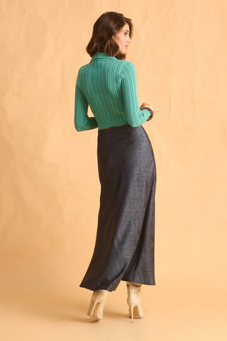 karavan clothing fashion fall winter 25 homecoming krvn collection quincy knitted top mint