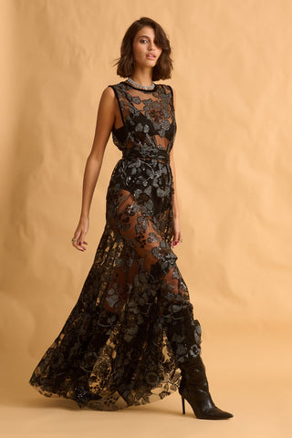 karavan clothing fashion fall winter 25 krvn homecoming collection roberta dress black