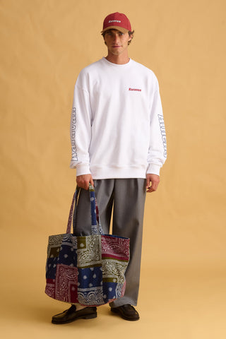 karavan clothing fashion fall winter 25 homecoming men collection bandana bag blue bordeaux