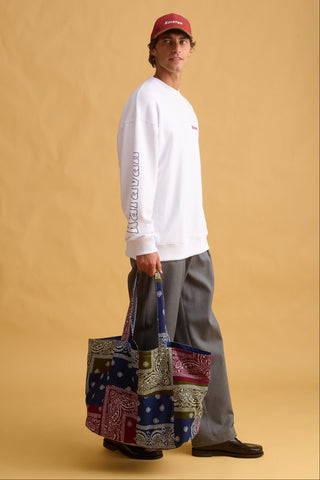 karavan clothing fashion fall winter 25 homecoming men collection bandana bag blue bordeaux