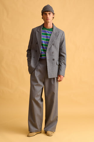 karavan clothing fashion fall winter 25 homecoming men collection jordi longsleeve green blue stripes