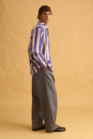 karavan clothing fashion fall winter 25 homecoming men collection roberto trousers grey