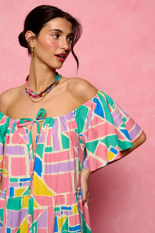 karavan clothing fashion spring summer 26 nai collection rosetta dress ivory mint shapes