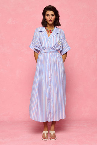 karavan clothing fashion spring summer 26 nai collection roxana dress ciel