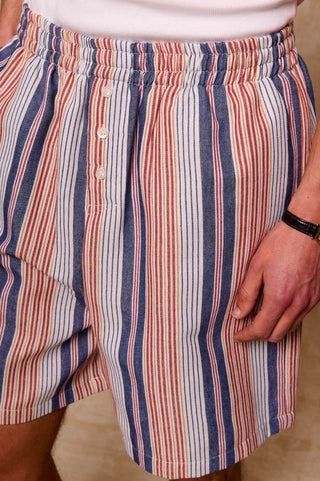 karavan clothing fashion spring summer 26 men nai collection rupert shorts blue white stripes