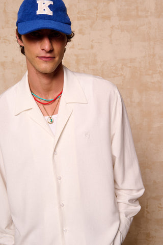 karavan clothing fashion spring summer 26 men nai collection ian shirt white