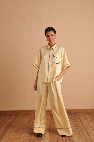 karavan clothing fashion krvn spring summer 24 that moment reegan trousers lemon