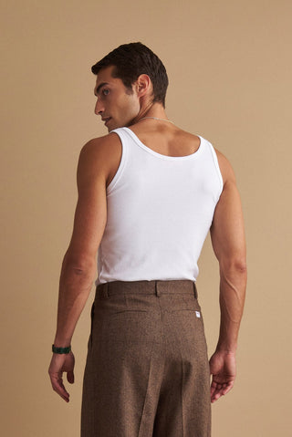 karavan clothing fashion fall winter 25 homecoming men collection alex tank top white