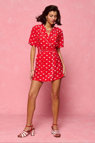 karavan clothing fashion spring summer 26 nai collection sally mini dress polka hearts red