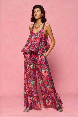 karavan clothing fashion spring summer 26 nai collection gaby top pink purple floral