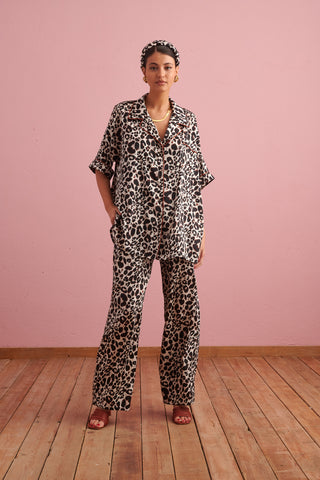 karavan clothing fashion spring summer 24 collection sasha leopard trousers