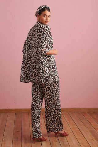 karavan clothing fashion spring summer 24 collection sasha leopard trousers