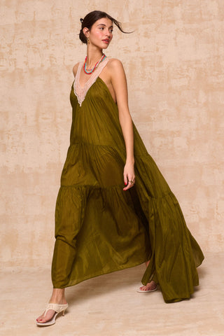 karavan clothing fashion spring summer 26 nai collection salome dress khaki