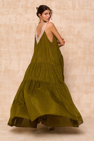 karavan clothing fashion spring summer 26 nai collection salome dress khaki