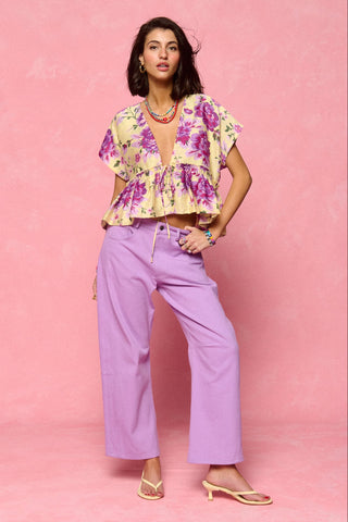 karavan clothing fashion spring summer 26 nai collection samantha denim trousers lilac
