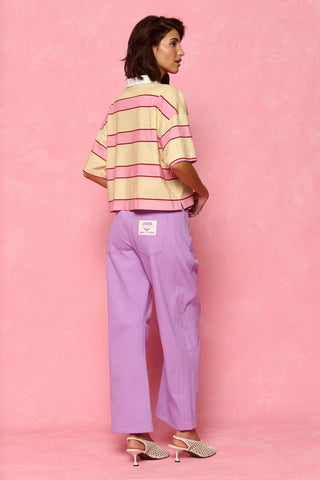 karavan clothing fashion spring summer 26 nai collection patricia cropped top pink yellow stripes