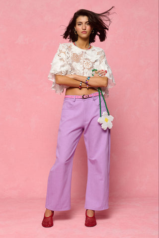 karavan clothing fashion spring summer 26 nai collection samantha denim trousers lilac