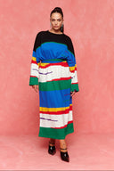karavan fall winter 26' collection sandy knitted dress multicolor
