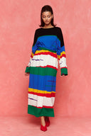 karavan fall winter 26' collection sandy knitted dress multicolor