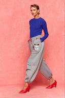 karavan fall winter 26' collection scarlett knitted top blue