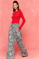 karavan fall winter 26' collection scarlett knitted top red