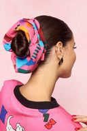 Tribe Scrunchie (Shapes Pink)