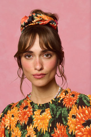 Tribe Scrunchie (Golden Flower)