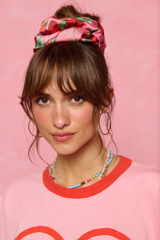 Tribe Scrunchie (Pink Cherries)