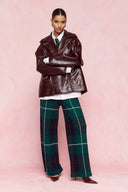 karavan fall winter 26' collection selin knitted trousers blue