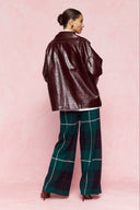 karavan fall winter 26' collection selin knitted trousers blue