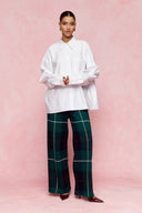 karavan fall winter 26' collection selin knitted trousers blue