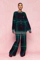 karavan fall winter 26' collection selin knitted trousers blue