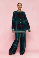 karavan fall winter 26' collection acantha knitted cardigan blue