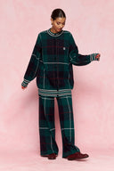 karavan fall winter 26' collection selin knitted trousers blue