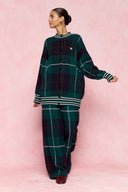 karavan fall winter 26' collection acantha knitted cardigan blue