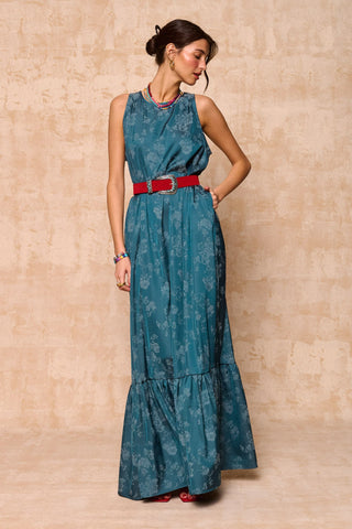karavan clothing fashion krvn spring summer 26 nai collection selma dress petrol