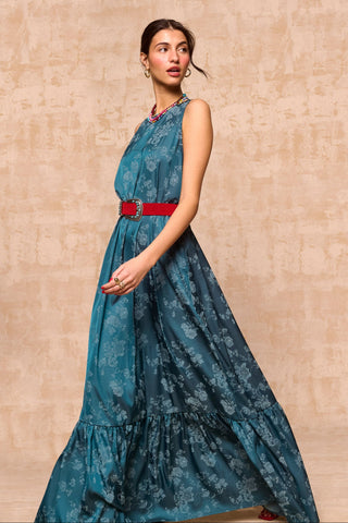 karavan clothing fashion krvn spring summer 26 nai collection selma dress petrol