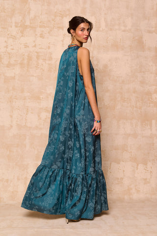 karavan clothing fashion krvn spring summer 26 nai collection selma dress petrol
